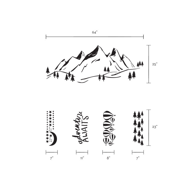 Harriet Bee Landscape & Nature Wall Decal Wayfair